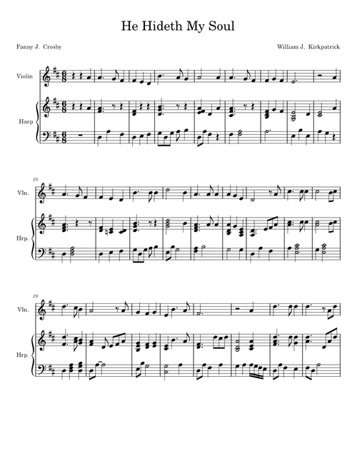 He hideth my soul – William J. Kirkpatrick He Hideth My Soul