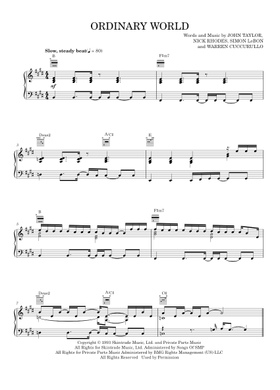 DURAN DURAN／楽譜色々セット DURAN DURAN／楽譜色々セット