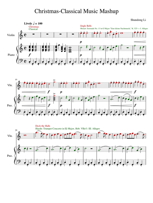Christmas-Classical Music Mashup