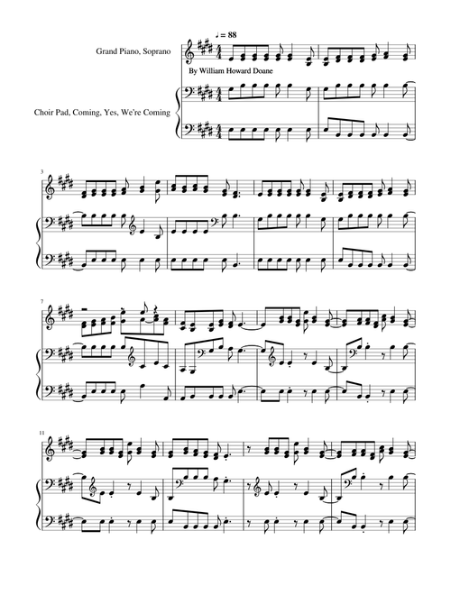 How sweet the call of mercy - William Howard Doane