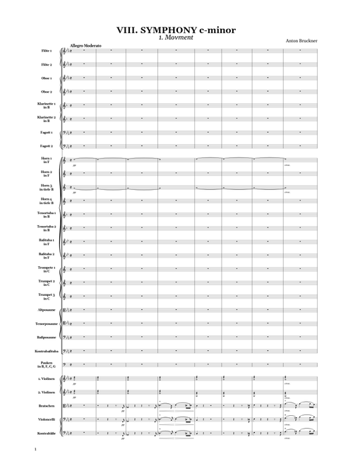 Symphony No.8 In C Minor, WAB 108 – Anton Bruckner