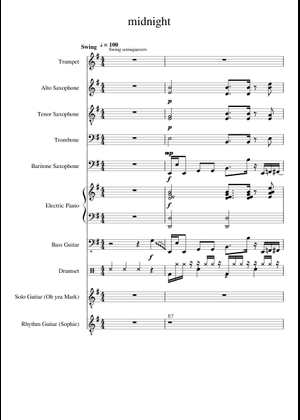 Midnight Rendezvous Mint Jams Sheet Music and Tab with Chords for ...