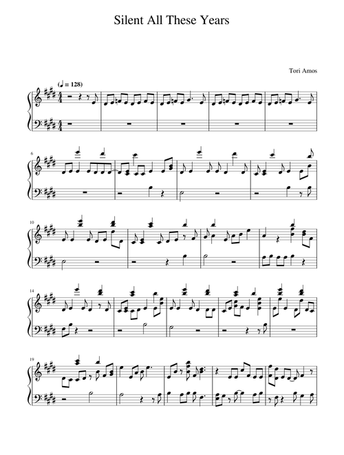 Silent all these years – Tori Amos