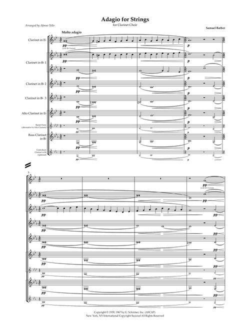 Agnus Dei (Arr. Afonso Tello) - Samuel Barber, Adapted By The Composer (Woodwind Ensemble)