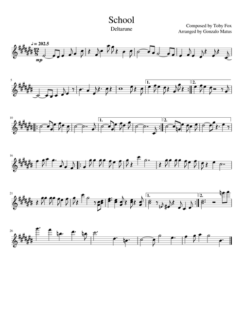School - Violin Solo