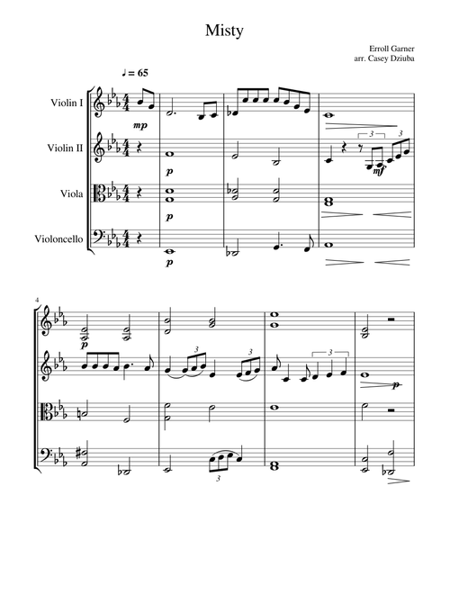 Misty Strings- cello