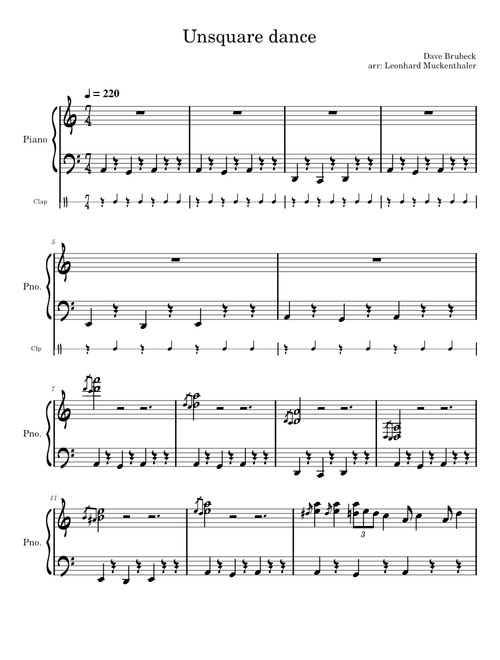 Unsquare dance – The Dave Brubeck Quartet Unsquare dance