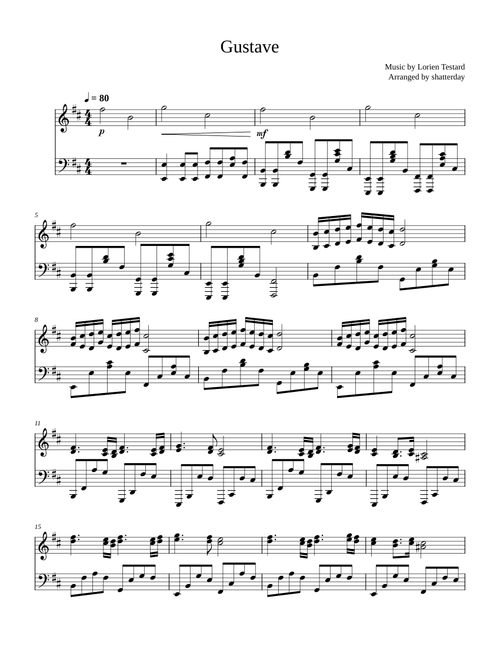 Gustave - Clair Obscur: Expedition 33 for solo piano