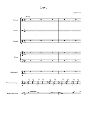 Love - Keyshia Cole Sheet Music for Trombone, Euphonium
