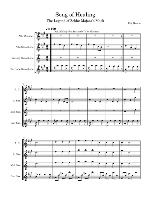 Song of Healing – Koji Kondo (近藤 浩治)