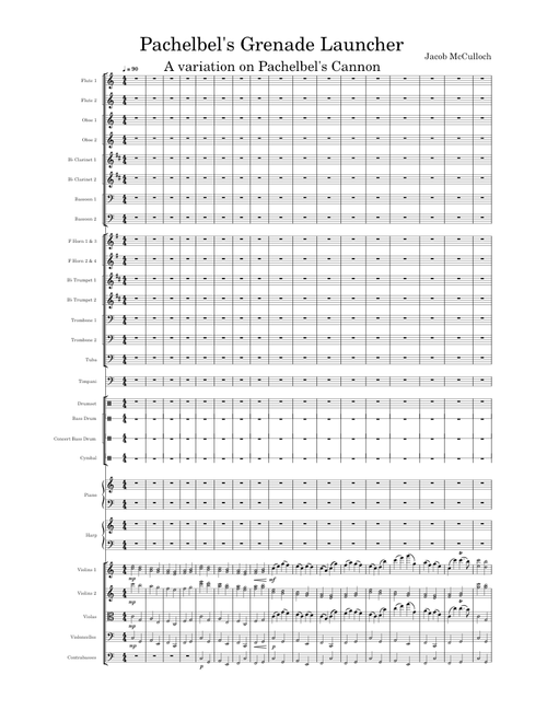 Canon in D – Johann Pachelbel Pachelbel's Cannon