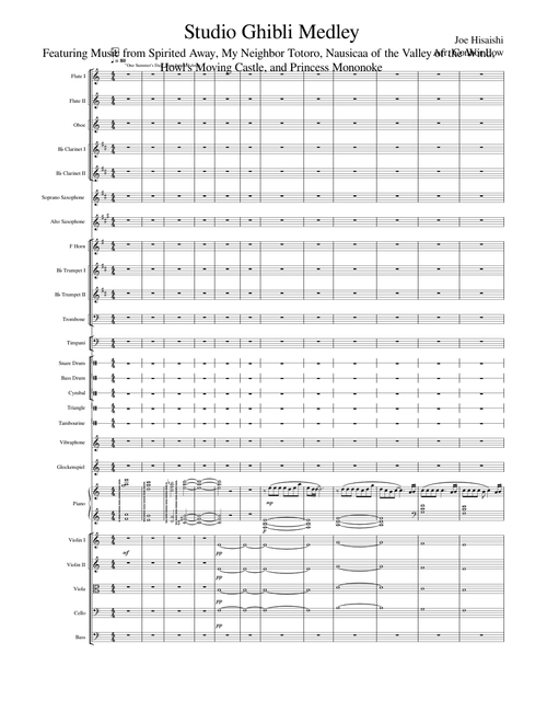 Studio Ghibli Medley – Joe Hisaishi