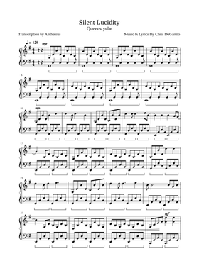 Free Queensrÿche sheet music | Download PDF or print on Musescore.com