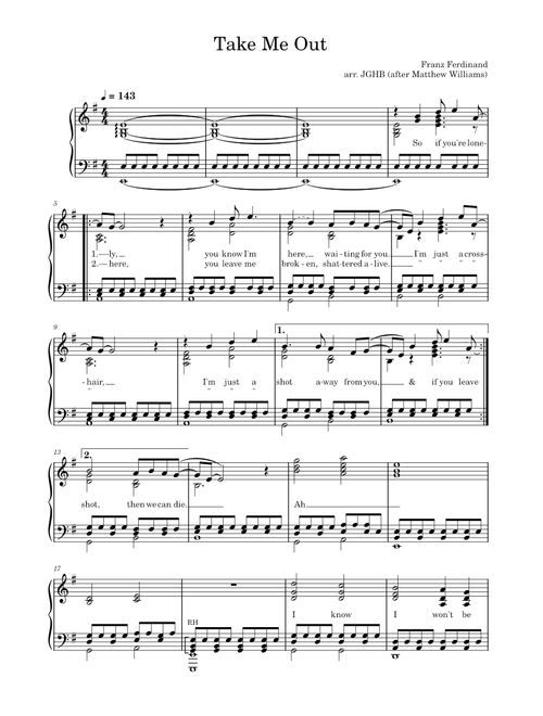 Take me out – Franz Ferdinand