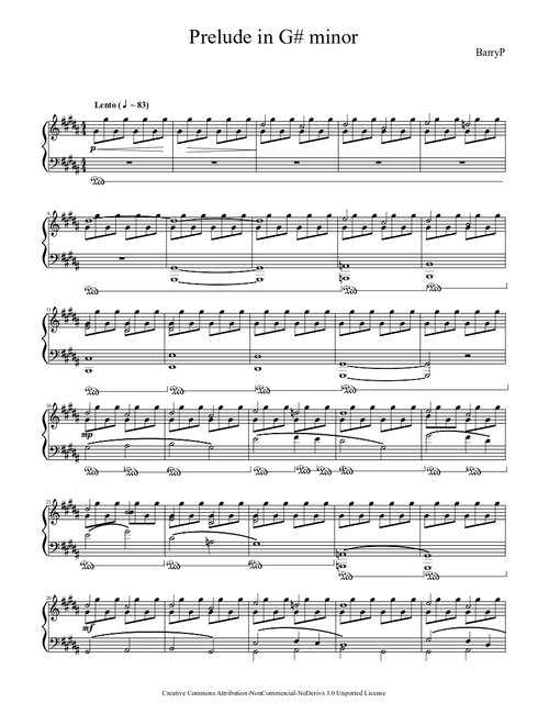 Prelude in G# minor - Desolation