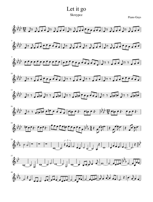 Let Winter Go – The Piano Guys Violin