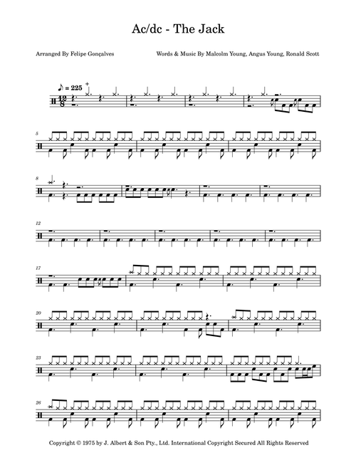 The Jack (Arr. The Ninja) - AC/DC (Drums)