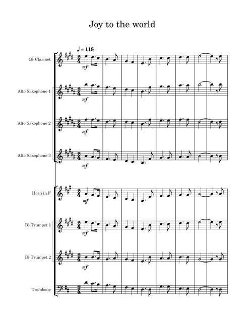 Joy to the World – Misc Traditional