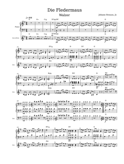Die Fledermaus Walzer (Genug Damit Genug)