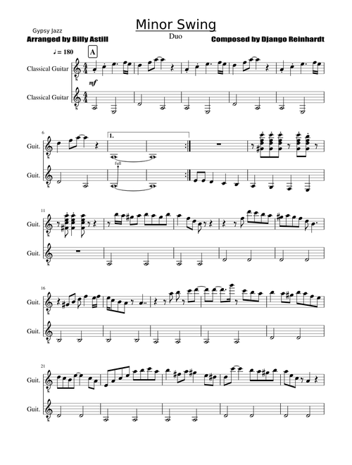 Minor Swing (Re-uploaded)