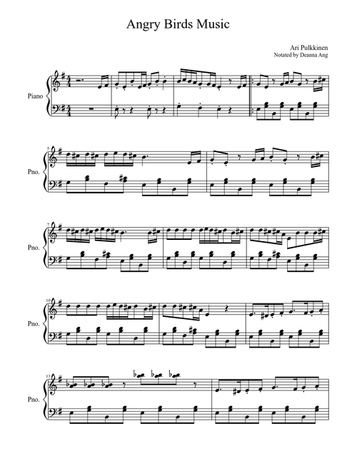 'Angry Birds' Theme Song