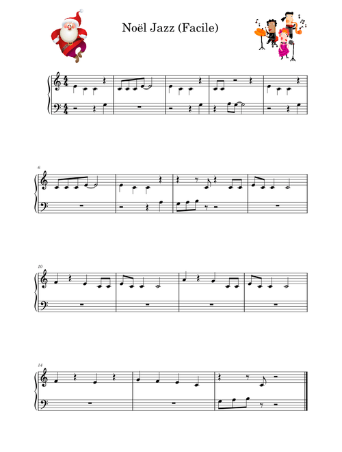 Noël Jazz (Facile)