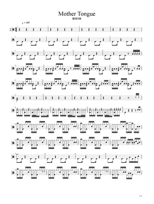 Sleepwalking (Arr. Cyril Mayer) - Bring Me The Horizon (Drums)