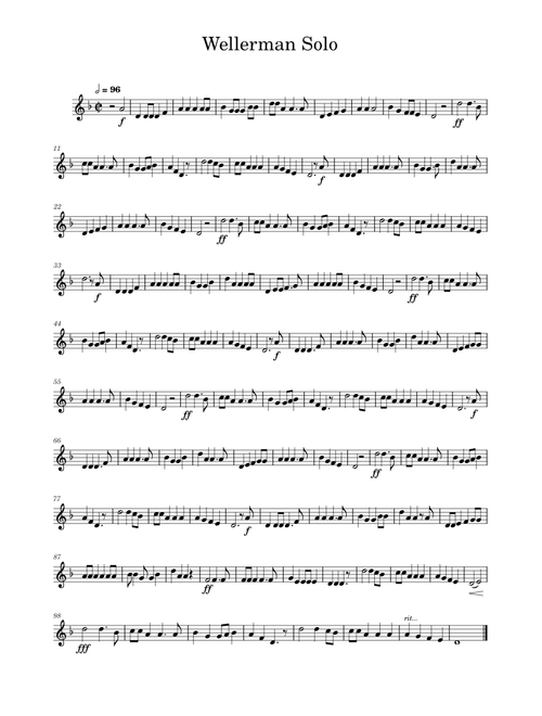 Wellerman Solo