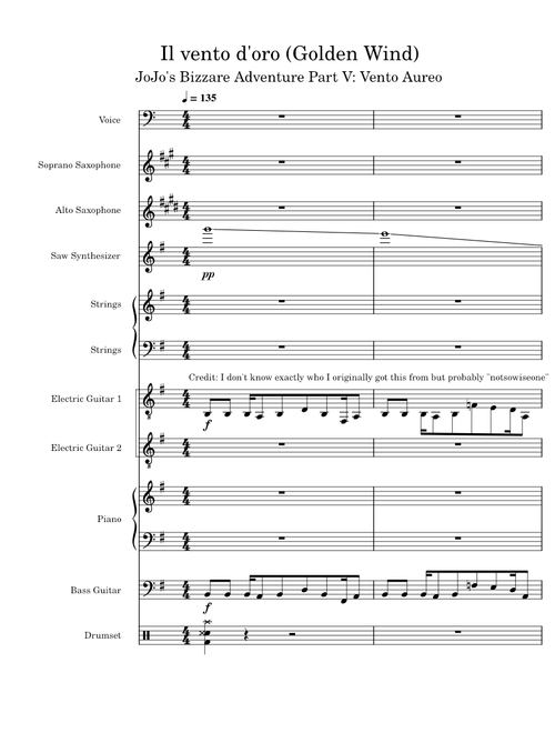 Il vento doro Giornos Theme 1