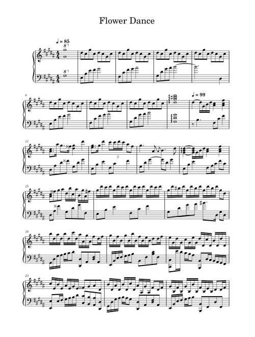 Flower Dance – BSugarSweet