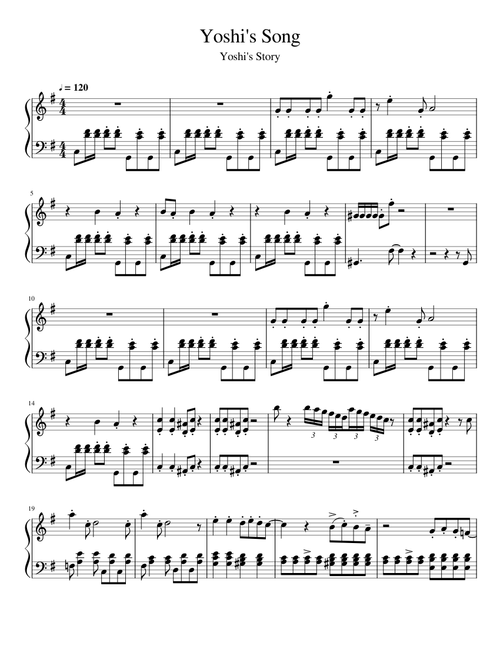 Yoshi's Story - Yoshi's Song