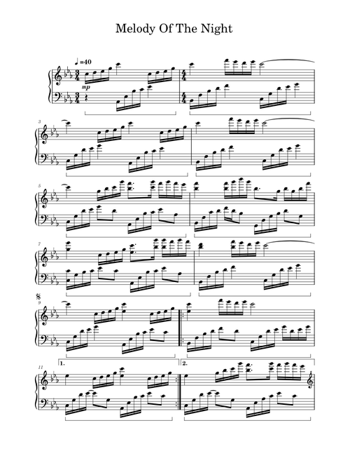 Melody Of The Night