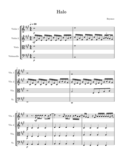 Halo – Beyoncé Halo