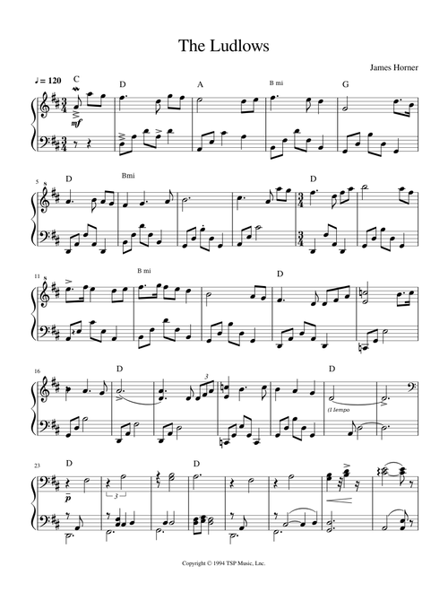 The Ludlows Piano