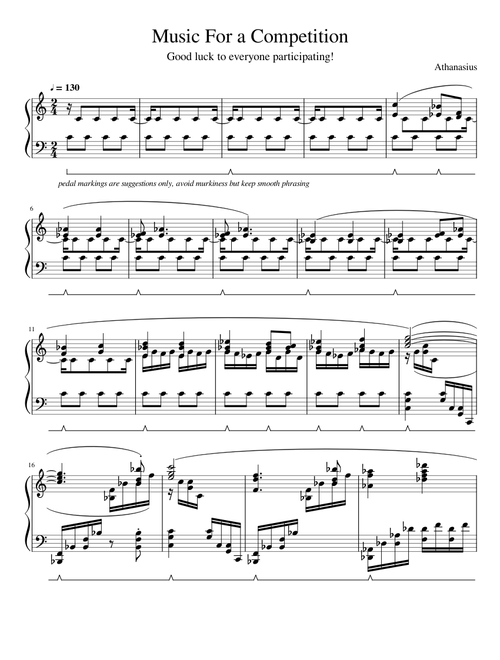Toccata (Music for a Competition)