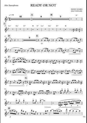 Ready or not – Fugees Sheet Music for Trombone, Mellophone