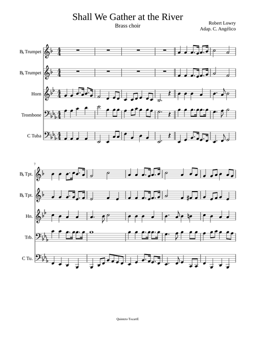 Shall We Gather At The River – Robert Lowry Shall we gather at the river