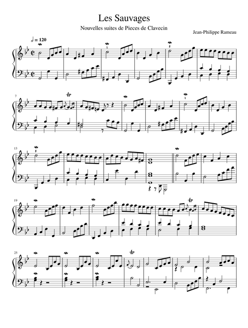 Les sauvages from Les Indes galantes, RCT 44 – Jean-Philippe Rameau