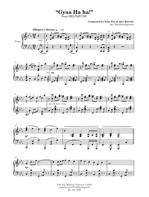"Gyaa Ha ha!" - Toby Fox (from DELTARUNE)