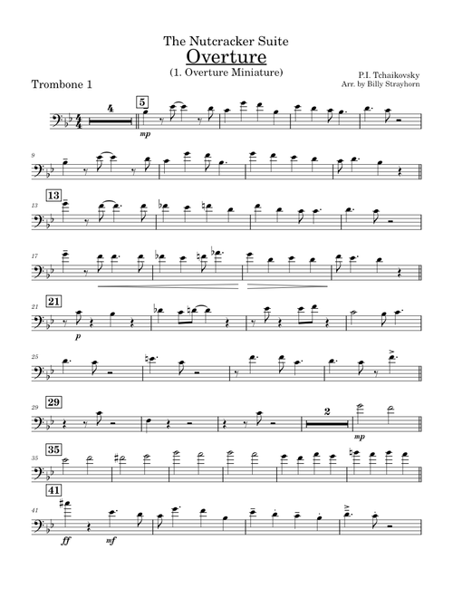 Ellington's Nutcracker Suite - Tbn 1