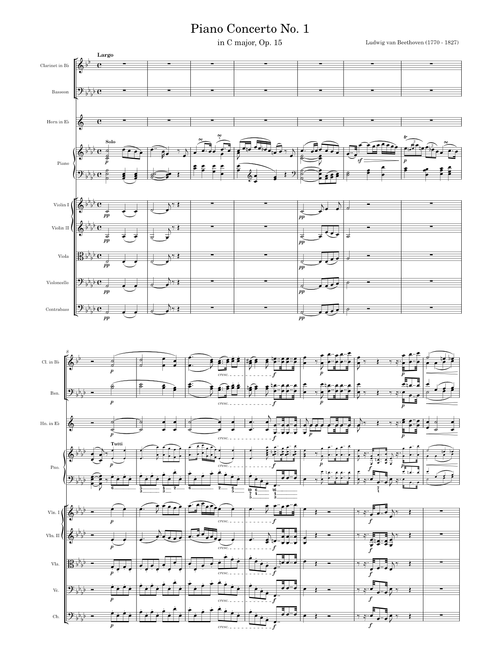 Beethoven - Piano Concerto No. 1 in C major, Op. 15 - 2. Largo