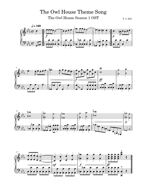 The Owl House Theme – TJ Hill | The Owl House