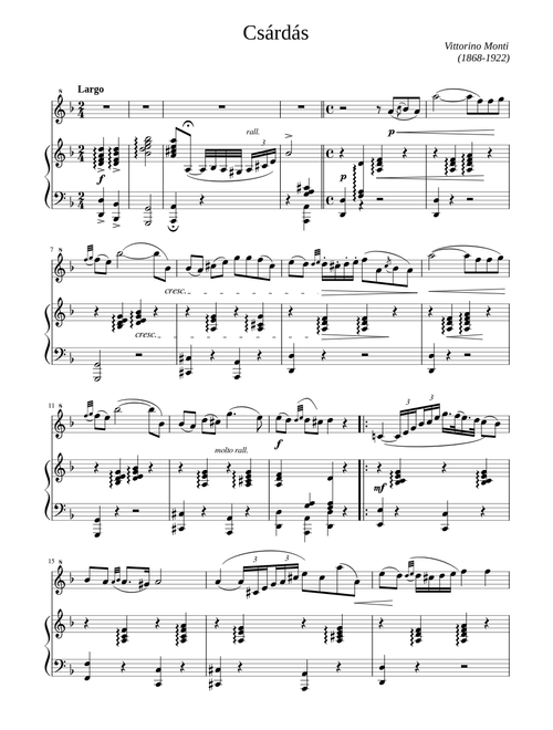 Czardas – V.Monti