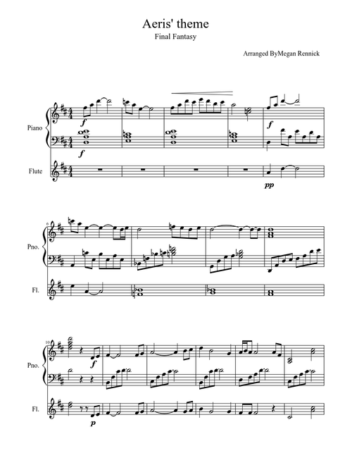 Aeris' Theme Final Fantasy