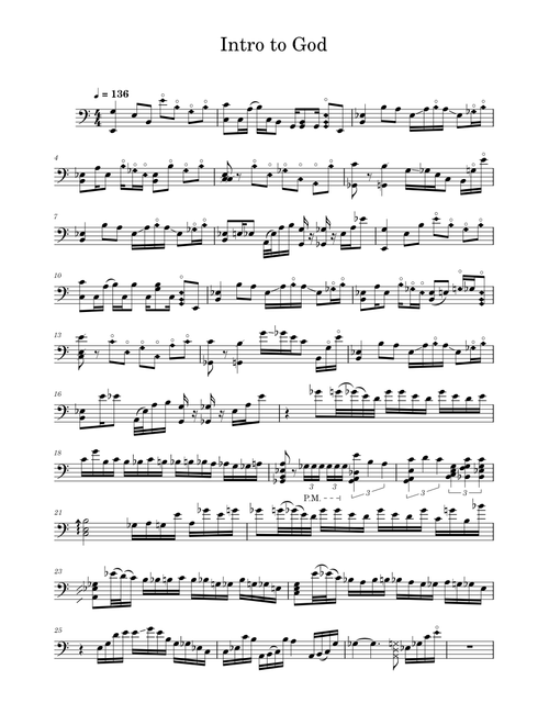 God Hand (6String) – Tim Henson Tim Henson Intro to God for 4 String Bass