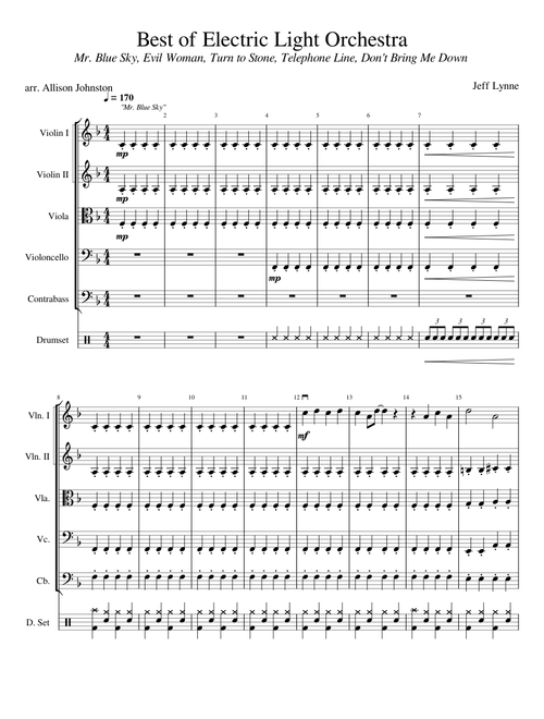 Electric Light Orchestra Medley for String Orchestra