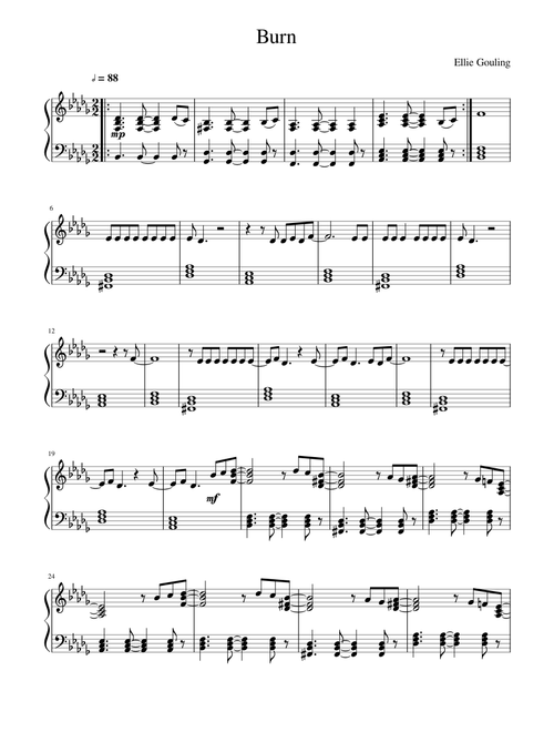 Burn-Ellie Goulding