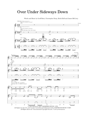Free The Yardbirds sheet music | Download PDF or print on