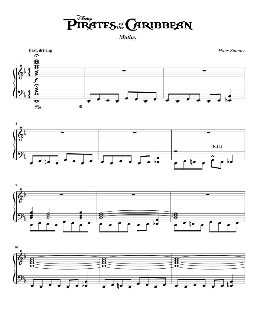 吹奏楽譜PIRATES OF THE CARIBBEAN 吹奏楽譜】PIRATES OF THE