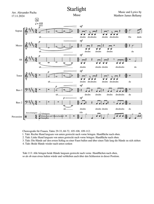 Starlight - Muse (Acapella SMATBB)